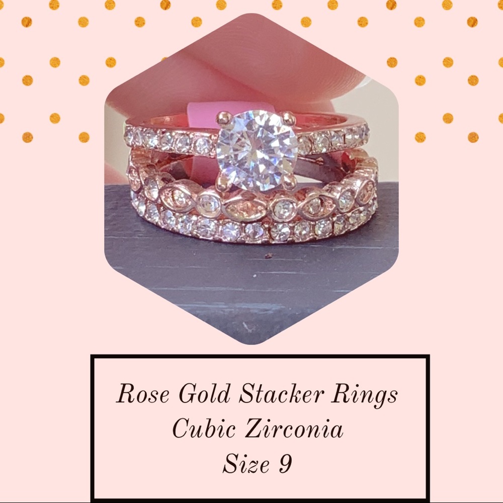 Rose Gold Stacker Rings